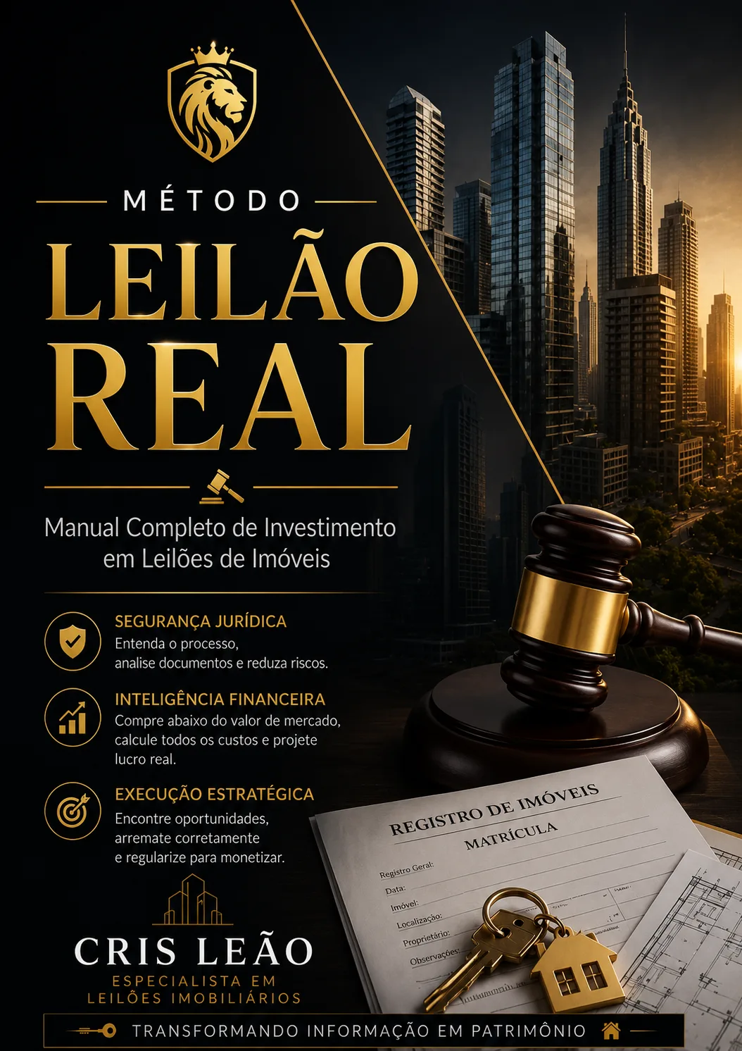 Método Leilão Real, manual completo de investimento em leilões de imóveis
